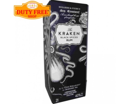 Ром Кракен темный (Kraken black Rum) 2 литра